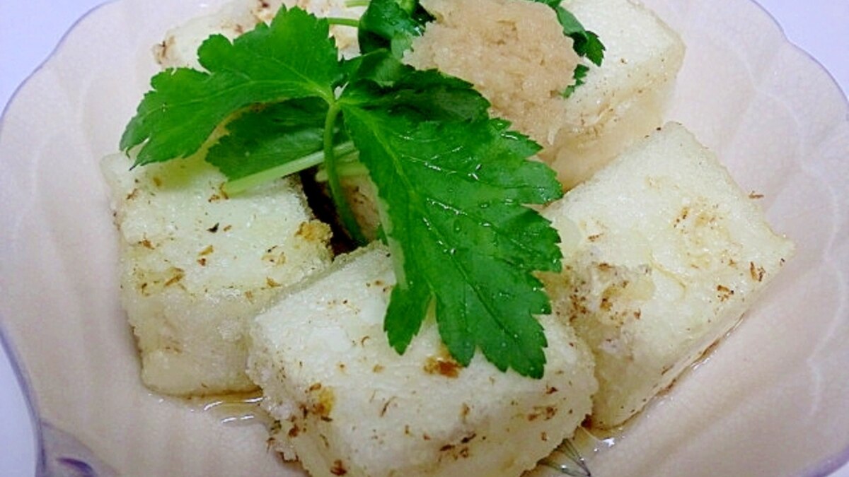 白だしで美味しい 生姜たっぷり揚げ出し豆腐 レシピ 作り方 By Mizuhottyoi 楽天レシピ 白だしで美味しい 生姜たっぷり揚げ出し豆腐 レシピ 作り方 By Mizuhottyoi 楽天レシピ